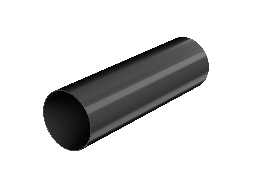 ТН ОПТИМА 120/80 мм, водосточная труба, черный (3 м), шт.